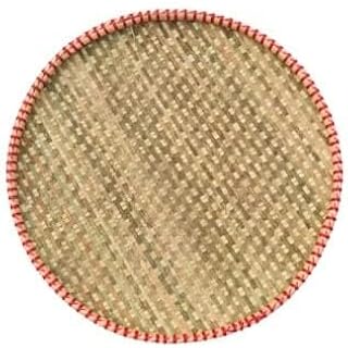 Das Departmental Store Bamboo Made Dagra,Dala,Kula,Manual Weaver Tray for Home Decor and Kitchen Use (Big Size), Round (Re... Price In India