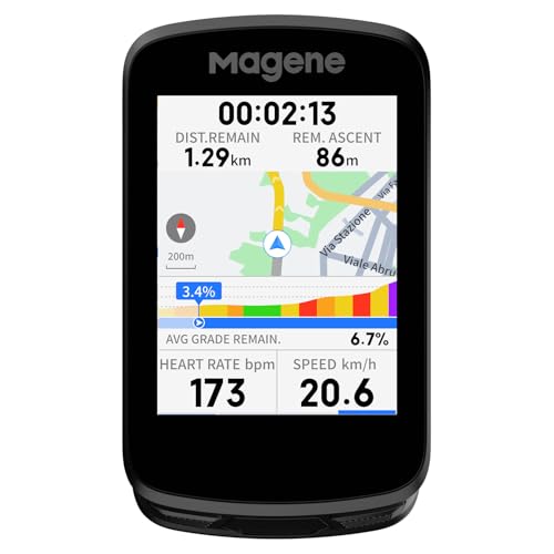 Magene C606 Smart Navigation GPS Bike Computer with Offline Map,...
