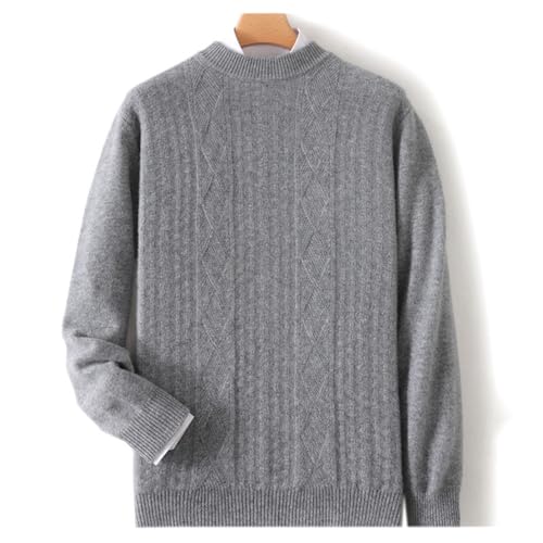 Men's Round Neck Thickened Casual Pullover Knitted Base Layer for Autumn and Winter4