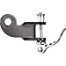 Syhood Bike Trailer Hitch Bicycle Steel Hitch Coupler Bicycle Trailers Replacement Connector Bike Pulley Trailer Connector and Quick Release Rod