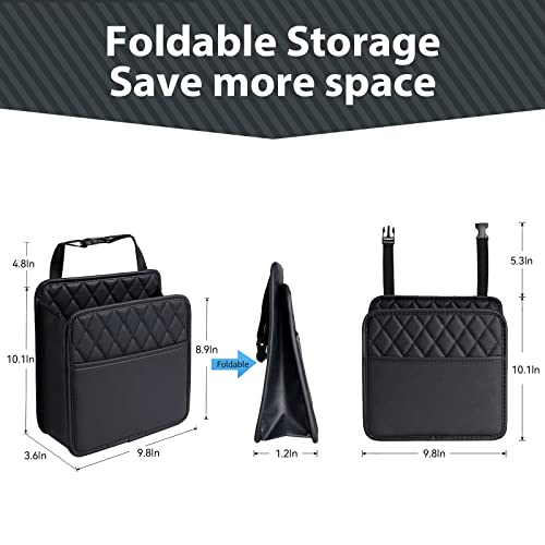 TeTupGa Car Seat Back Hanging Bag Car Document Holder Multi-Pocket Bottle Bag Storage Box Organizer Travel Tidy Pouch Pocket Kids