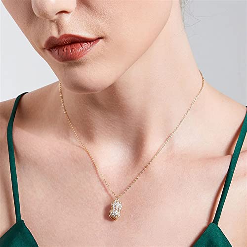 Pendentif colliers creative peanut en argent 925 cadeau idéal maman