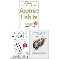 Atomic Habits, The Power of Habit & Creative Mind And Success 3 Books Collection Set