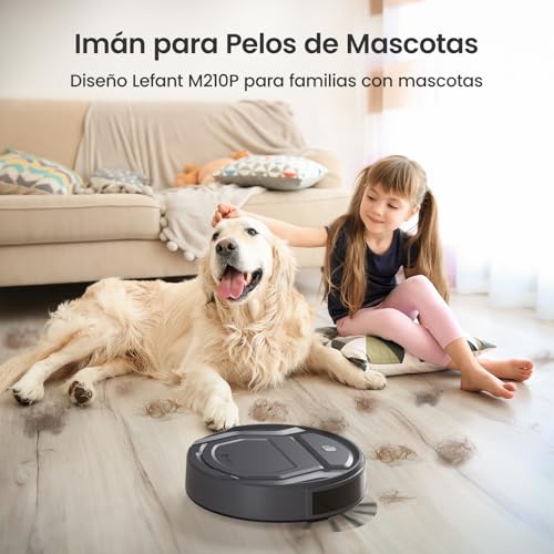Image of Lefant M310 Ultra Robot Vacuum and Mop, 6000Pa Suction-Slim Robotic Cleaner with ToF LiDAR Navigation, Accurate Obstacle Avoidance, WiFi /App /Alexa Control, 170min Runtime, for Pet Hair and Home