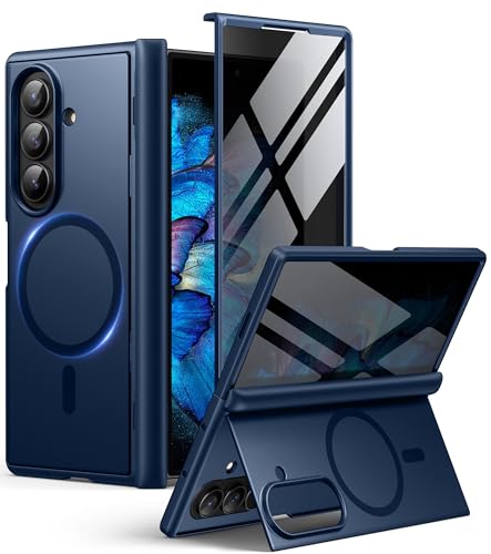 Coque antichoc Galaxy Z Fold 7 pour un usage quotidien sécurisé en couleur bleu