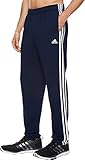 adidas Men's Athletics Essential Cotton 3 Stripe Tapered Pants