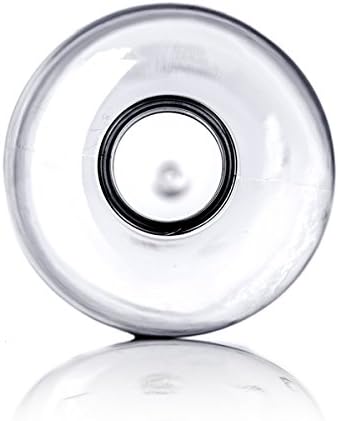 Miniatura 4 de MountainLeaf Paquete de 3 botellas redondas de plástico PET vacías de 16 onzas con tapas de disco de presión negras para champú, loción,
