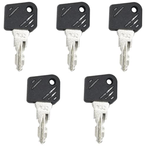 5er Set Gabelstapler Zündschlüssel - Ersatzschlüssel Für Bagger & Radlader Modell 201