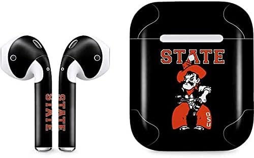 Skinit Decal Audio Skin Compatible with Apple AirPods 2 - Officially Licensed Oklahoma State University OSU Digi Design