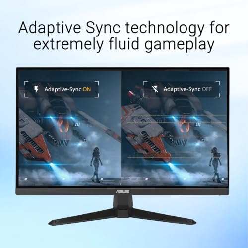 Image of ASUS TUF 24 inch FHD IPS Gaming Monitor, 144Hz, LED Display, 1ms, Adaptive-Sync, 125% sRGB, ELMB Sync, Variable Overdrive, DisplayWidget Center, HDMI, DisplayPort, Speakers, Flicker Free, Wall Mountable