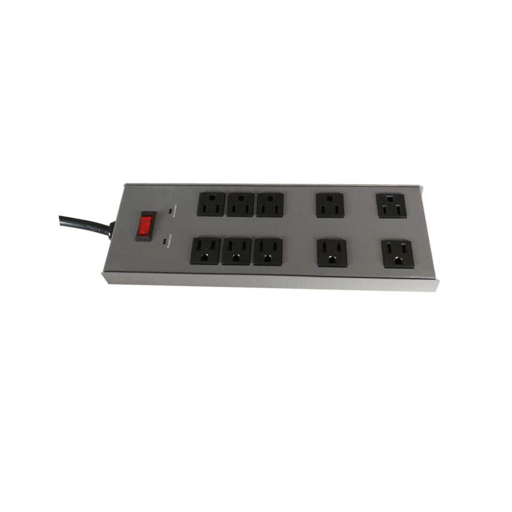 10-Outlet 15 ft. All Metal Surge