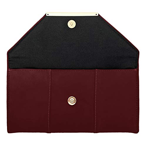 Image of JNB Faux Microsuede Envelope Clutch
