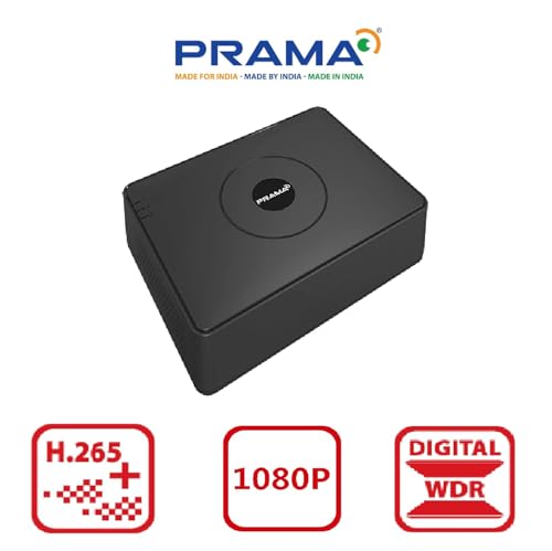 Image of Prama PT-DR1A08G-K1 8 Channel DVR 1080P, H.265 Pro+ /H.264+ Video Compression, 1 Sata Interface Up to 6 TB Capacity for Each Disk, HDTVI /AHD /CVI /CVBS /IP Video Input.