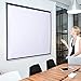 immagine 1HOMCOM Schermo di Proiezione 100 Pollici Regolabile Ottimo Contrasto Tessuto Metallo 203 x 152 cm Bianco Nero