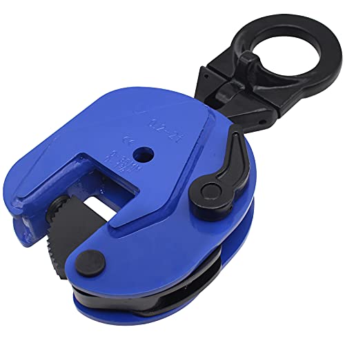 Tougher Vertical Plate Clamp, 4400Lbs/2T Plate Lifting Clamp Jaw Opening Up To 1.3 Inch, For Lifting And Transporting #TOP2
