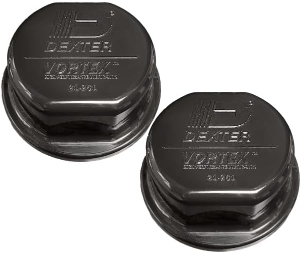 Replacement for fits Dexter Oil Cap VORTEX Models 1.98" fits 5 Lug Hub, Kit of 2 caps with o ring