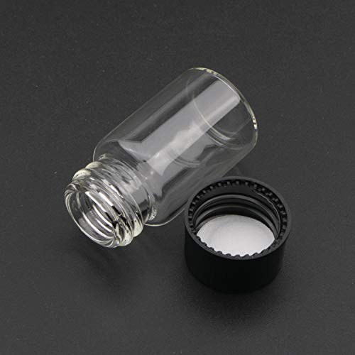 Clear Glass Vials With Screwcap Empty Vials Bottles Liquid Sampling Sample Glass Bottles For Travel (24Pcs 7Ml) #TOP5