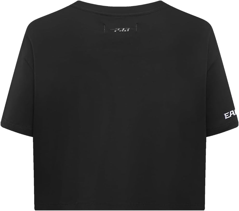 Pro Standard Womens NFL Script Tail Cotton Single Short Sleeve Boxy Tee - Image 3