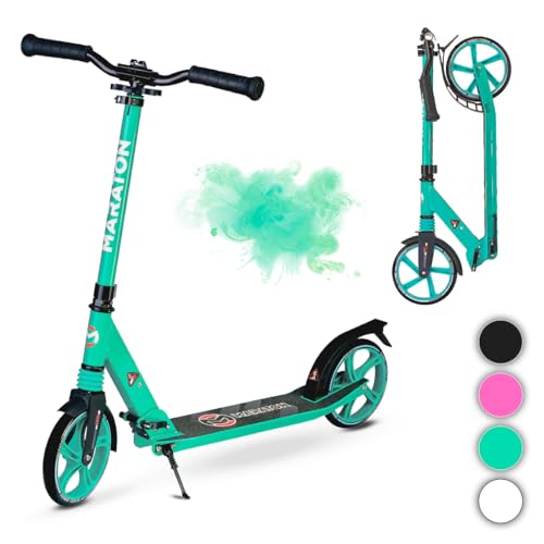 Maraton Kick Scooter for Teens 8-18 Ages | Foldable, Big Wheel, Durable |...