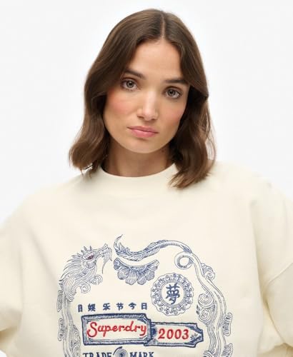Sweatshirt oversize femme Superdry Tokyo Narrative - vue 4