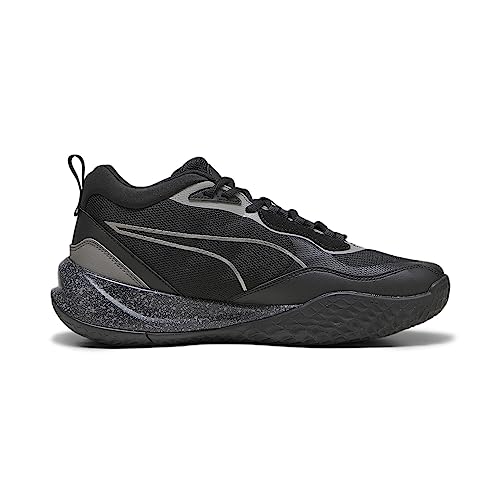 PUMA Men's PLAYMAKER PRO MID TROPHIES Sneaker, Puma Aged Silver-Cast Iron-PUMA Black, 94