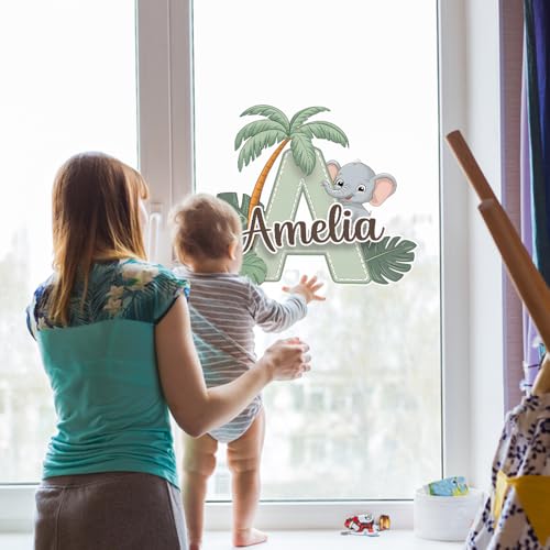 Vinilo Decorativo Infantil con Animales del Bosque Personalizado miniatura 5