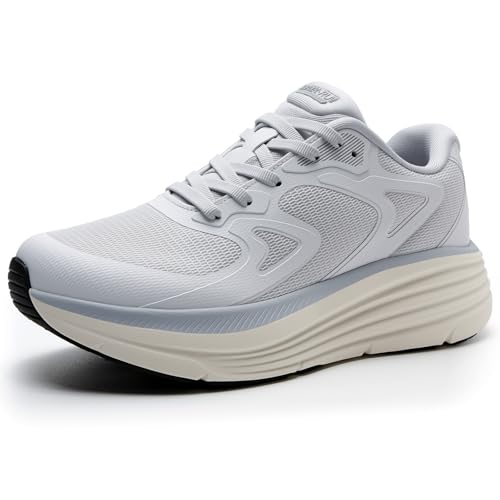 Image of ALEADER Womens Walking Shoes for 12-Hour Work Comfort, Anti-Fatigue Max Cushion Shoes for Standing All Day - Wide Fit for Nurses, Retail