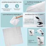 Microscope Dust Cover 480x490mm Universal Fit Protective Cover for Stereo Microscopes Lab Equipment Anti Dust