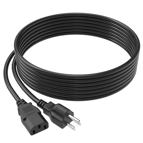 XMHEIRD UL 6ft 3D Printer AC Power Cord Cable for Creality CR Series:CR-10 SE/CR-M4/CR-10 Smart Pro/CR-10 Smart/CR-10 Max/CR-10S Pro/CR-10S Pro V2/CR-10 V3/CR-10 V2/CR-6