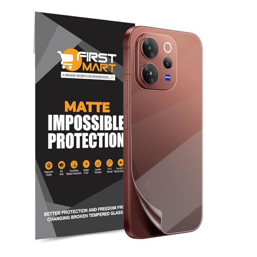 Image of FIRST MART Matte Back Screen Protector for Vivo V70 Elite - TPU Anti-Glare Protection, Anti-Slip, Bubble-Free, Edge to Edge Coverage [ 1 Pack]