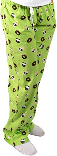 Pavilion - Donuts and Coffee Unisex Pajama Pants with Pockets - X-Large
