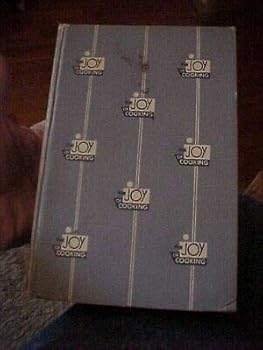 Hardcover THE JOY OF COOKING Rombauer and Becker, #79578 BLUE STRIPE (1953) Book