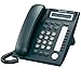 Produktbild Panasonic KX-NT321NE-B IP-Systemtelefon schwarz 1 Zeilen Display Freisprechen HS Anschluss integr. Switch 8Tasten 2 LAN-Ports