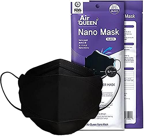 Black Air QUEEN Nanofiber Filter Face Mask 10 PCS - Made in Korea