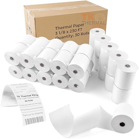 TK Thermal King Thermal Receipt Paper Cover
