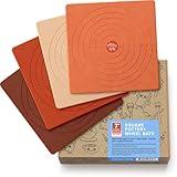 Pottery Head Pottery Bats for Pottery Wheel - 7.5' Pottery Wheel Bats with Guiding Lines - Clay Tools, Ceramic...