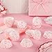 Pink Bow Cupcake Liners 300 Pcs Coquette Bow Floral Cupcake Wrappers Baking Cups Baking Standard Liners Holders for Baby Shower Wedding Bachelorette Bridal Showers Birthday Party Decoration