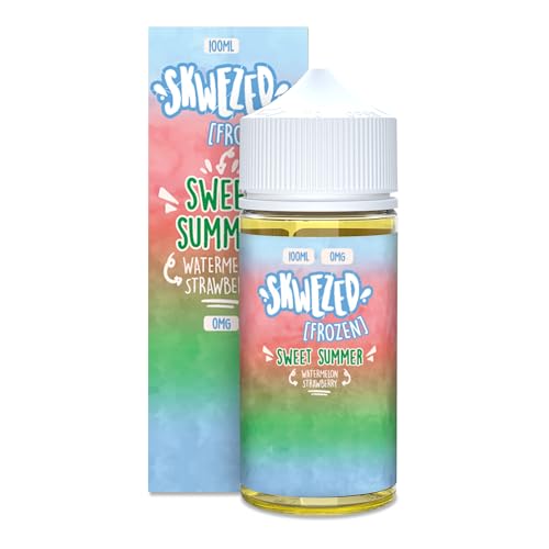 Skwezed Mix Ice �X�N�C�[�Y�h�~�b�N�X�A�C�X �d�q�^�o�R Vape ���L�b�h Watermelon Strawberry Ice 100ml
