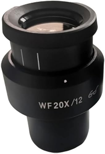 Kit de accesorios para microscopio ocular de campo ancho ajustable 20X binocular trinocular 1.181 in zoom microscopio lente microscopio diapositivas