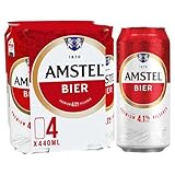 Amstel Bier Lager Cans 4 x 440ml