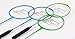 EastPoint Sports Deluxe Volleyball Badminton Net Set - 25ft L x 8ft H, Polyester, Assorted - Includes 1 Volleyball, 4 Rackets, 2 Shuttlecocks, 4 Ground Stakes, 1 Carry Bag