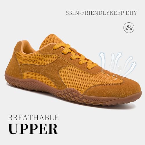 Image of Mens Shoes Barefoot Shoes Men Zero Drop Walking Trail Running Hiking Workout Gym Shoes Lightweight Casual Sneakers