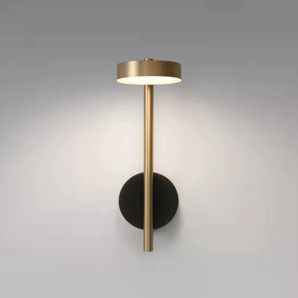 Regulowana lampa do czytania, długa metalowa lampa ścienna z akrylowym kloszem, lampka nocna, żarówki LED 7 W, 3000 K, nowoczesne i minimalistyczne oświetlenie do sypialni