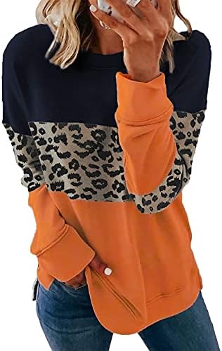 FARYSAYS Women's Casual Crewneck Sweatshirt Long Sleeve Loose Side Split Pullover Tops 1 FARYSAYS Women's Casual Crewneck Sweatshirt Long Sleeve Loose Side Split Pullover Tops