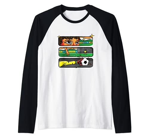 Flag India Raglan Baseball Tee, Black