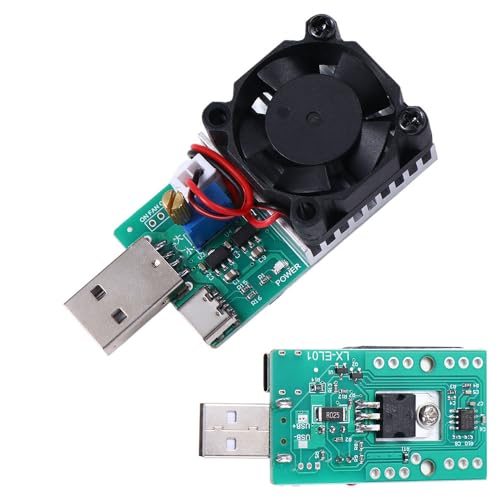 Image of Leadigol Load Tester Board USB,Electronic Load Equipment Module Detector,Electronic Load Discharger 3.7~13V Battery Tester DC Module Capacity Constant Current Resistance Capacity Tester