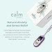 Glowco CalmCarry Sleep Aid Device – Handheld Microcurrent Relaxation Tool, Supports Calm, Focus & Gentle Relief, USB Rechargeable, Portable Wellness Device for Adults & Kids | Purple Calm Carry