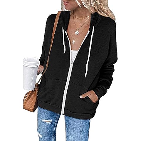 iMixCity Sudadera con Capucha y Cremallera para Mujer Cover