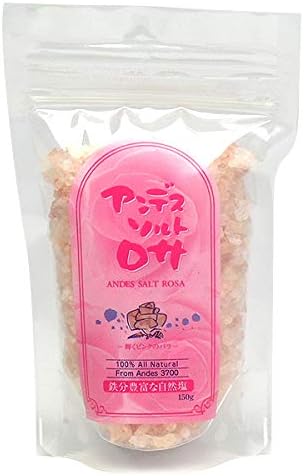 Amazon アンデスソルト ロサ ミル150g アンデス岩塩 天然岩塩 食用 粗粒 ピンクローズソルト 塩 食塩 アンデスソルト 塩 通販