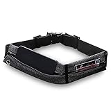 simptech Ultra-Slim Running Belt Phone Holder for Women & Men Adjustable Elastic Strap Dual Pocket...